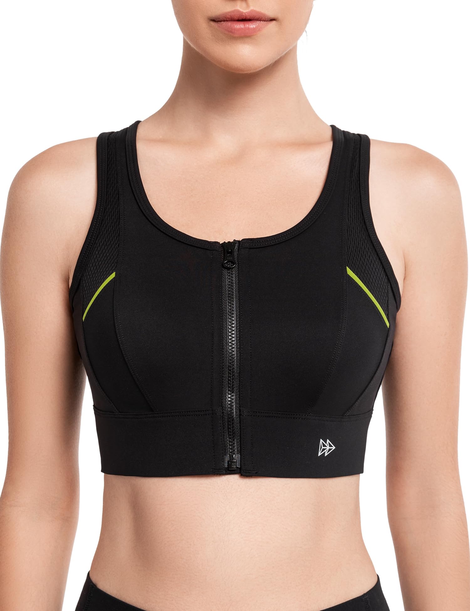 

Yvette Спортивный бюстгальтер для без плотного переда Влага Быстрый Цвет Интегрированный Большой Спортивный Черный Женский, Отскок, Поддержка, Открытие, Сетка, Влагоотводящий, Сушащий, Схема, чёрный