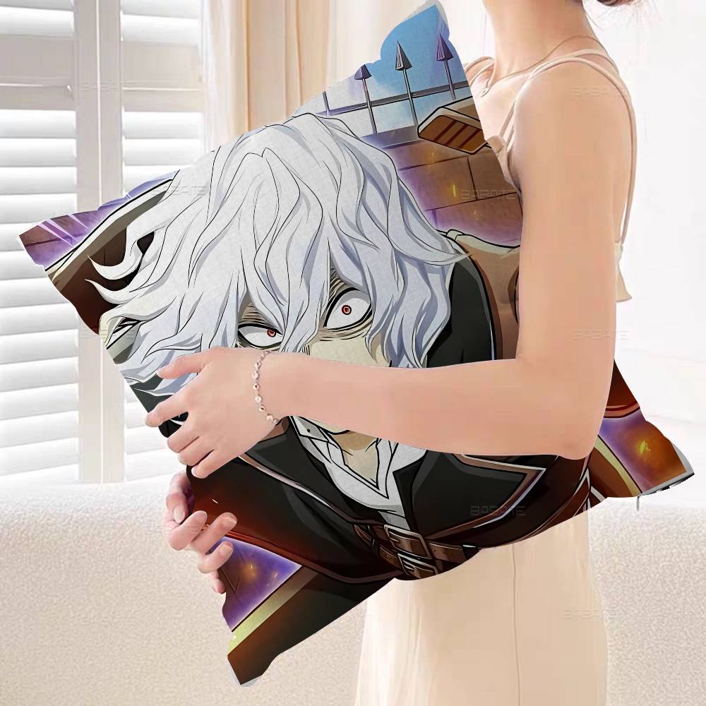 Cartoon Character Tomura Shigaraki Personalized Pillow Cover Kids Bedroom Wild Party Decor Pillowcase kid Birthday shower Gift