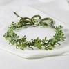 Bridal Flower Crown Fairy Style Flower Crown Artificial Flowers Eucalyptus Leaf Chaplet Head Wreath for Weddings Beach Vacation Photo Props