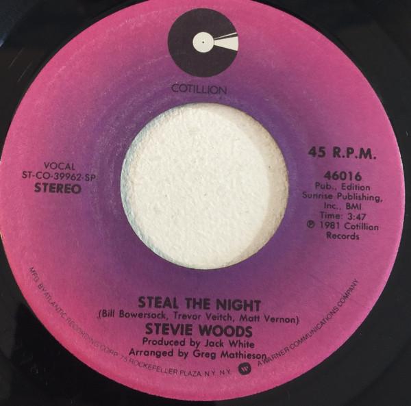

7inch Record STEVIE WOODS - Steal The Night 46016 Cotillion 1981 US Soul/Funk Used