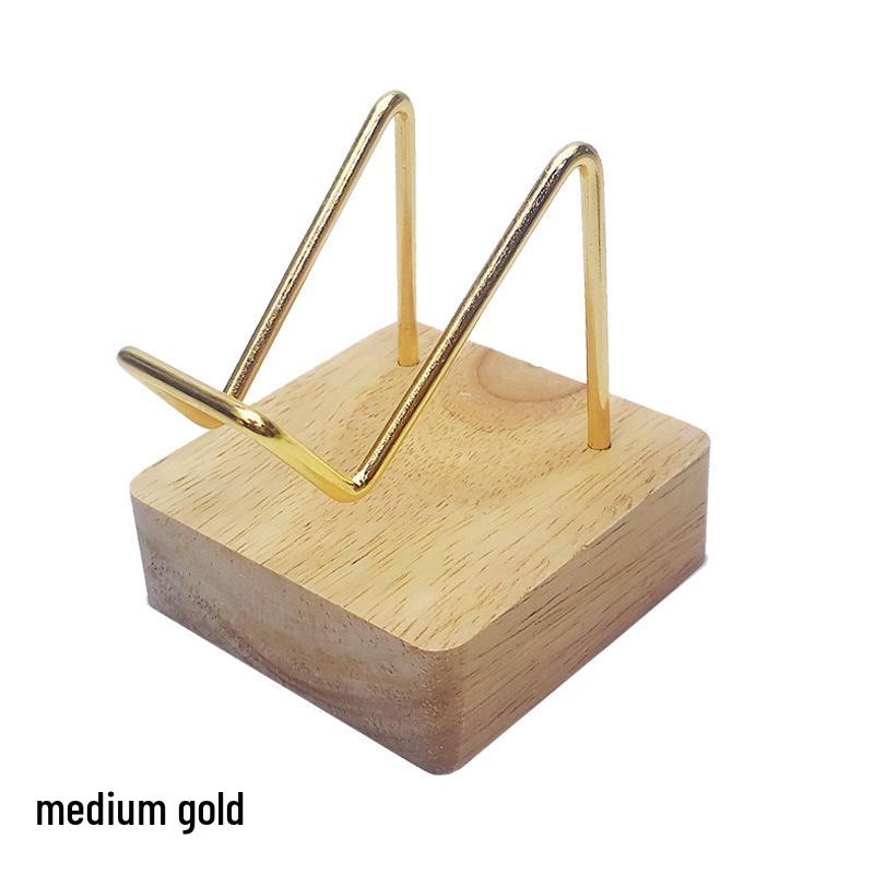 Beech Wood Display Stand for Crystals, Minerals, and Metal Ore Specimens