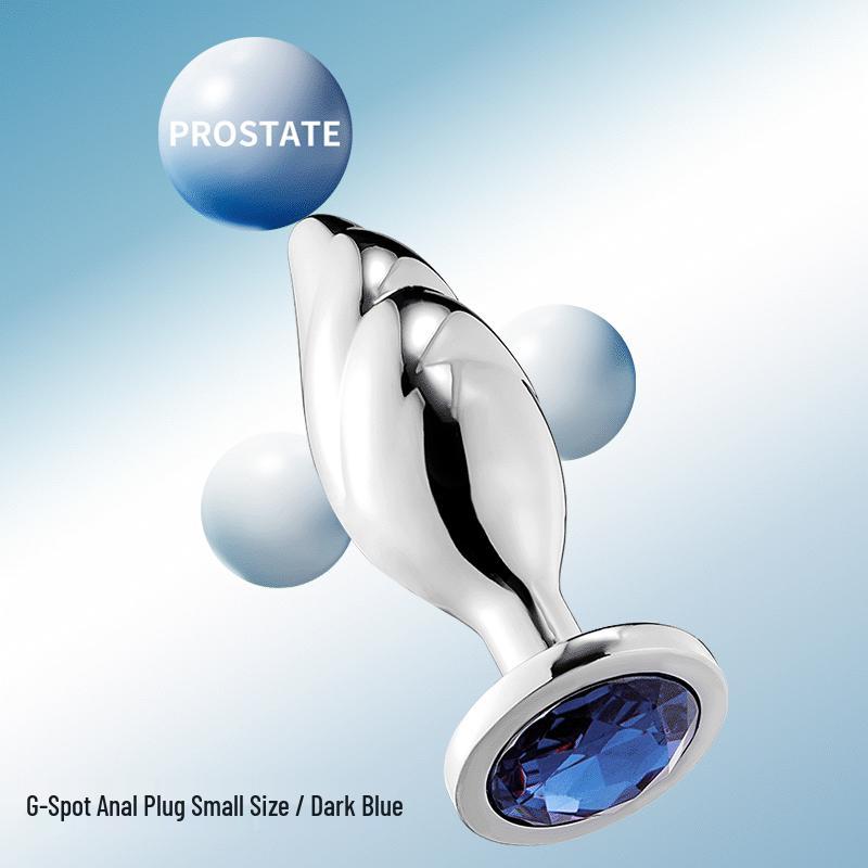 G-Spot Rear Garden Metal Butt Plug: Unisex Adult Flirting Toy