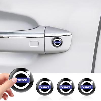 2/5/10Pcs Car Key Emblem Stickers Auto Door Keyhole Logo Decals For V60 XC60 XC90 S60 XC40 V40 S80 T6 V90 EX90 S90 V70