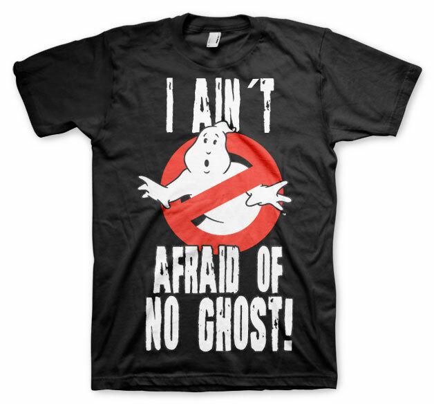 Officially Licensed Ghostbusters I Ain t Afraid Of No Ghost Mens T S-XXL- XXL