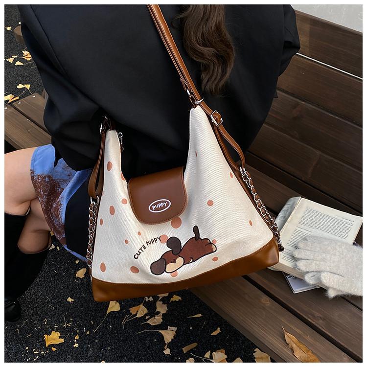 

Mailard Casual Bag Women s Large-capacity Single-shoulder Cross-shoulder Commuting Tote Backpack 36x10x31.5 коричневий