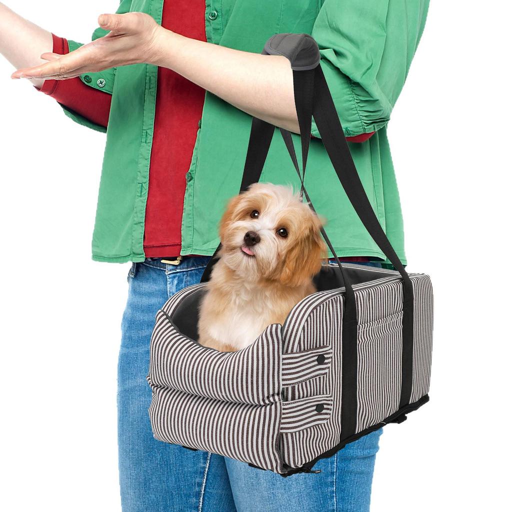 Portable Pet Safety Car Seat & Bed for Dogs and Cats