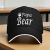 Fathers Day Papa Bear Periodic Table Sun Baseball Cap Summer UnisexTeens  Print Trucker Hat Tennis Skate Baseball Caps