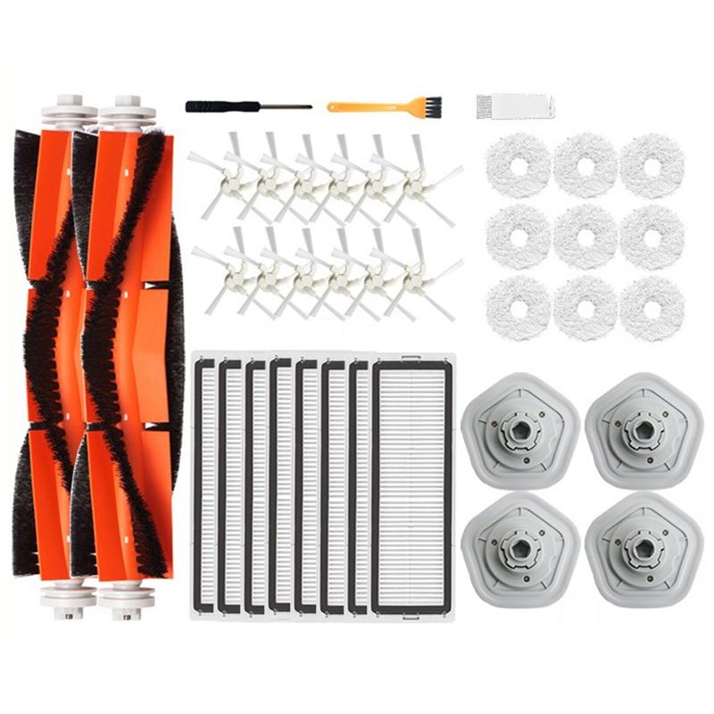 

A65T-For Xiaomi Dreame Bot W10 W10 Pro HEPA Filter Mop Cloth Main Side Brush Robot Vacuum Cleaner Replacement Spare Parts