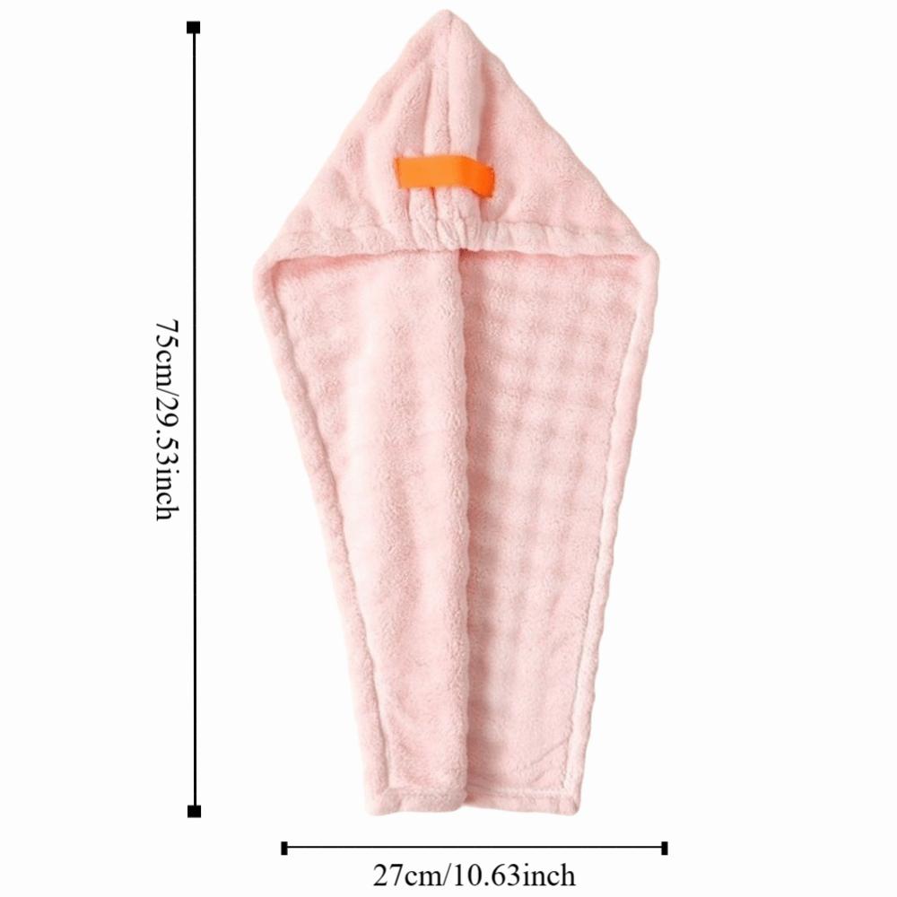 Microfiber Quickly Hair Dry Towel Extra Large Soft Bathroom Women Turban Super Absorbent Thickened Hair Dry Wrap Bonnets Gift