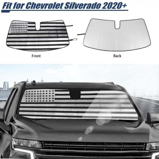 Foldable Windshield Sunshade Sun Visor Heat UV For Suburban Tahoe YUKON +