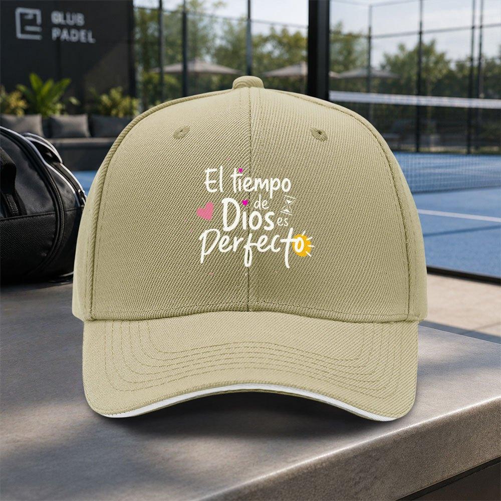 Pc Spanish Inspirational Quote Adjustable Sandwich Baseball Cap Fashionable Versatile Couple Hat Duckbill Cap Suitable for Out