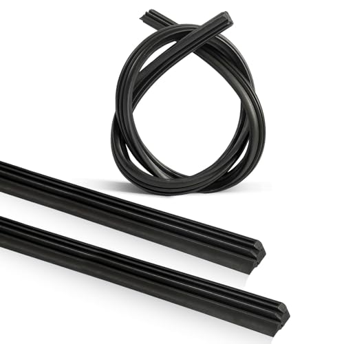 

MIKKUPPA Сменные резинки стеклоочистителей Комплект для конкретного автомобиля - Подходит для Toyota Noah/Voxy, Harrier, Prius, Subaru Impreza Sport, Levorg, 2 штуки, D