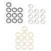10 Pieces Spring Rings Carabiner Spring Keyring Buckle 0.75inch Zinc Alloy