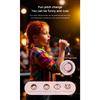 Haut-parleur Bluetooth Portable Sans Fil avec Microphone – Système Karaoké Tout-en-Un pour la Maison, l'Extérieur et le Chant (Prend en charge les basses et la carte mémoire)