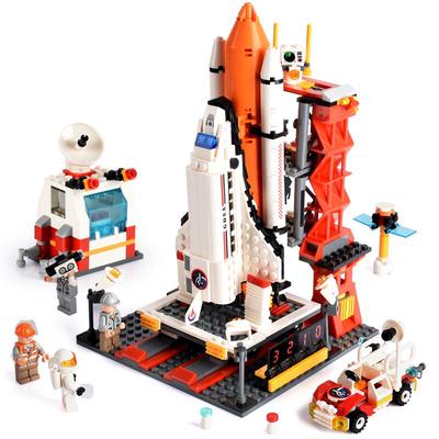 The Shuttle Launch Center Building Block DIY Blocks Bricks Educational Toys For Children Gift