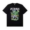 2025 Tama Drum Kit 40th Anniversary Peripheral Printed Rock Drummer T-shirt Male Short-sleeved Band Dress Shirt