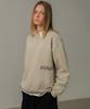 Mosyupamosyu Painting Sweatshirt [Beige]