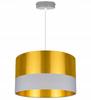 CEILING HANGING LAMP, GOLDEN LAMPSHADE, LED