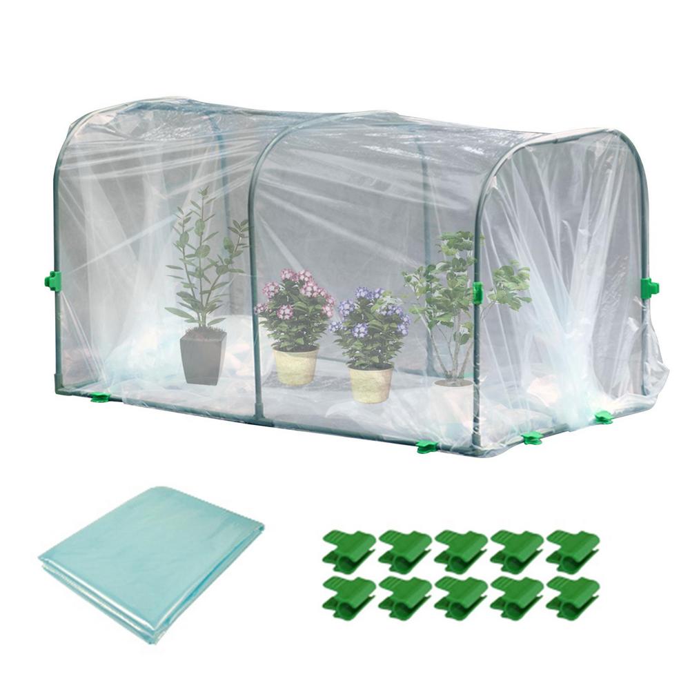 Mini Greenhouse For Plants Portable Cold-Proof Plant Protector Cover Garden Plant Guard Film Prevent Freeze Snow