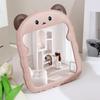 Cartoon Dressing Mirror Makeup Mirror Thick Folding Flip Student Portable Compact Makeup Mirror Table Desktop Mirror