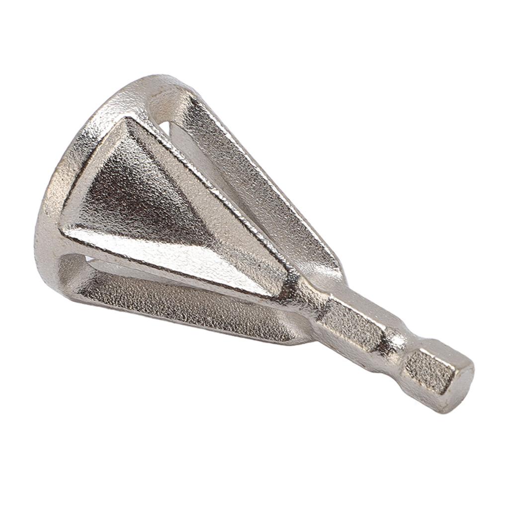 4 Stück Entgratbohrer 1/4 Zoll Sechskantschaft 3 Löcher Schnellarbeitsstahl Entgraten Außenanfasen