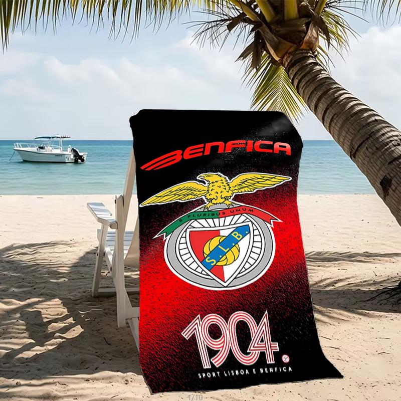 Beach Towel with Sport Lisboa e Benfica Pattern - soft,absorbent,machine washable Lightweight&Modern,swimming,Travel Essentials