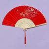 Traditional Folding Fan for Summer, Portable Folding Fan for Hanfu Dance, Qipao Show, New Chinese Style, Portable Gift Bamboo Fan