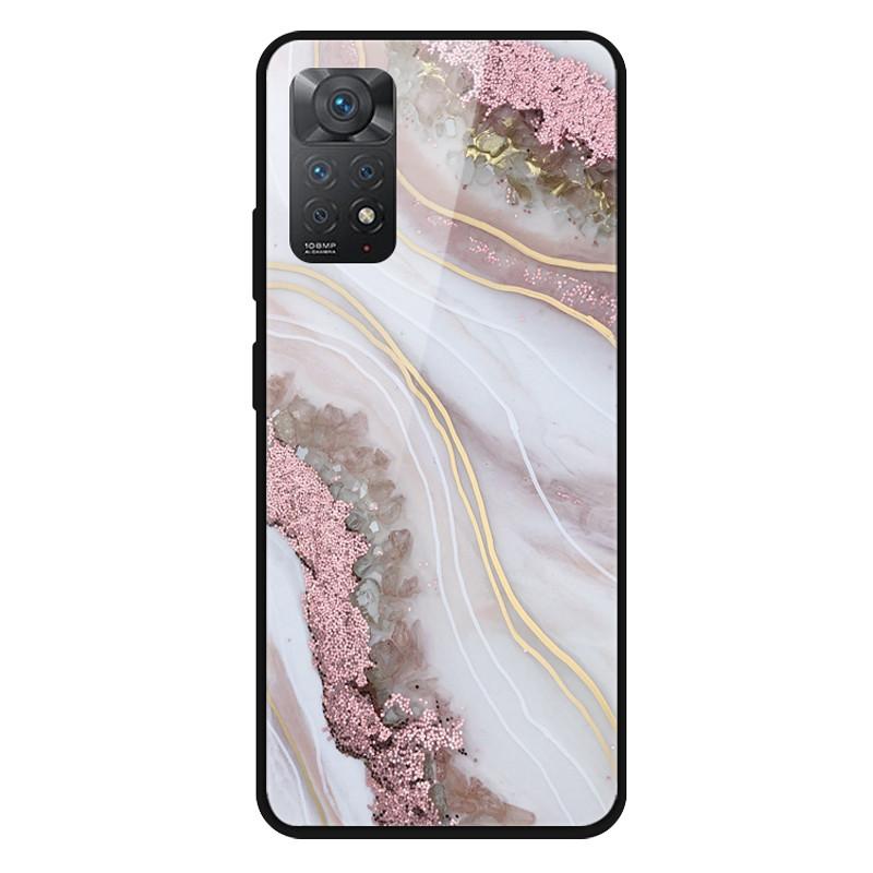 Fashion Glass Cover For Xiaomi Redmi Note 10 / Note 11 / Note 12 Case Tempered Glass Covers for Xiaomi Redmi Note 12 4G Case