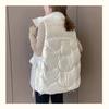 Gilet en duvet pour femme, court, nouvelle camisole d'hiver, vêtement d'extérieur en duvet de canard blanc, col montant, version coréenne, veste chaude ample à la mode