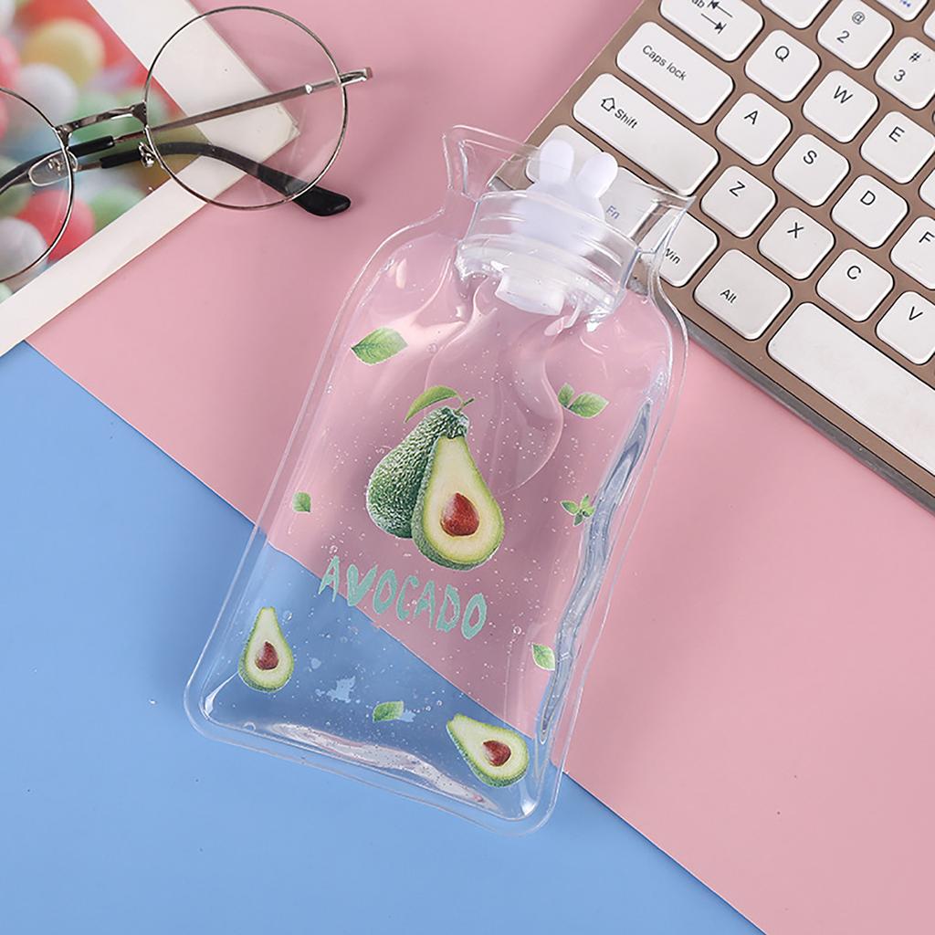 High Density PVC Hot Water Bottle Bag with Ears 650ml/1000ml/1700ml Capacity Heat Resistant and Durable Hand Warmer