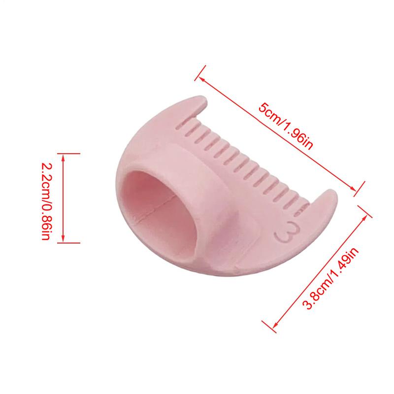 DIY Hand Sewing Aids Finger Protector Home Sewing Edge Lockstitch Sewing Stencil Accessories Practical Helpers