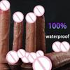 Realistic Ve And Plump Testicle Silicone Simulation Thick Dildos Anal Plug Dildo With Powerful Suction Cup Sex Toys For Women