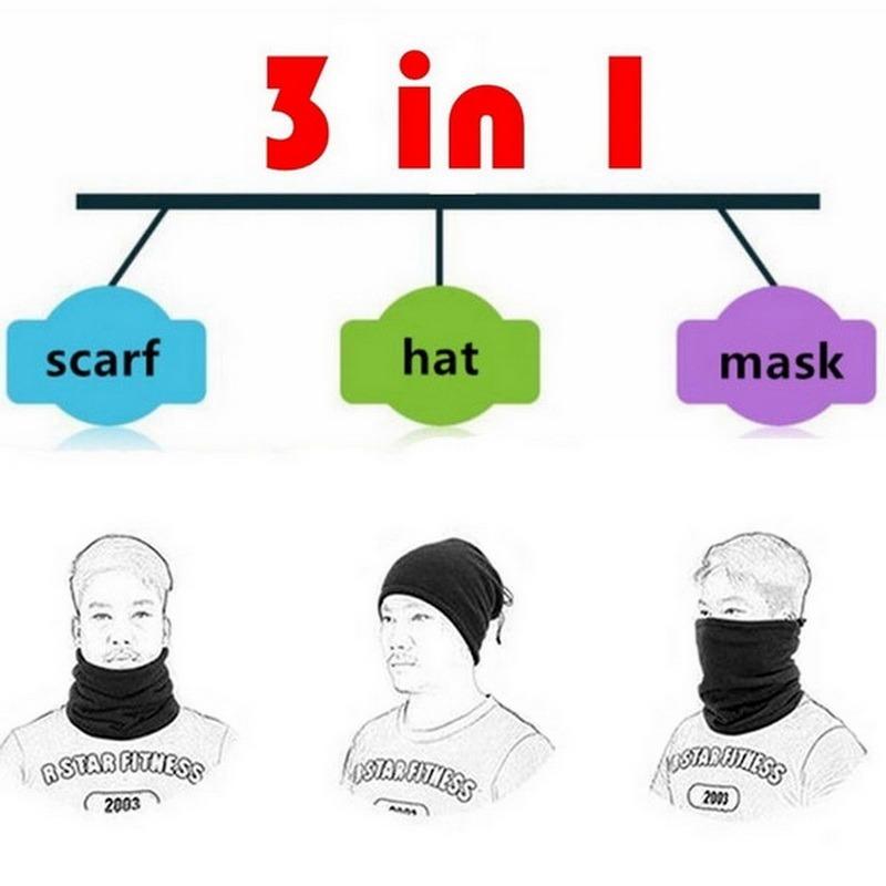 2025 Fleece Neck Warmer Winter Neck Windproof Tube Scarf for Men Bandana Mask Soft Half Face Cover Snowboard Gaiter Women
