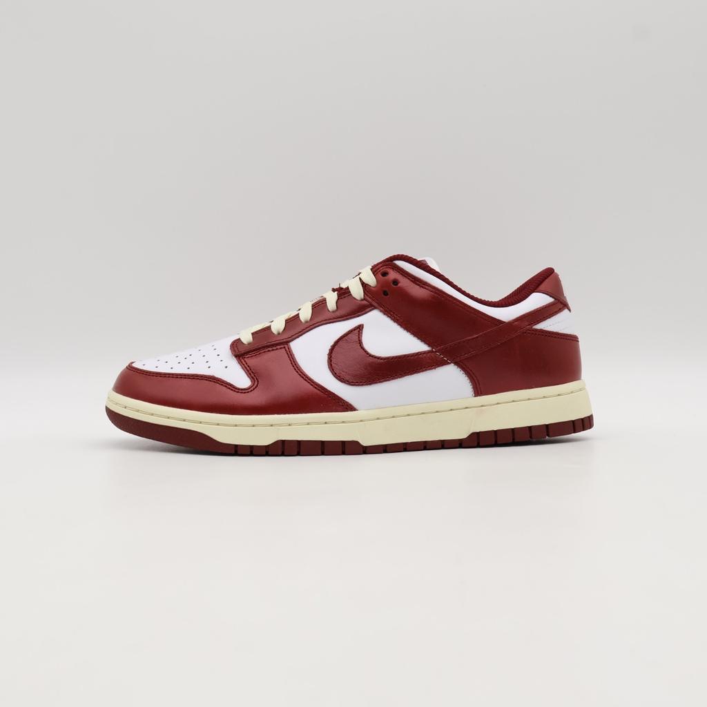 FJ4555-100 Nike Dunk Low PRM Team Red and White (Women's)