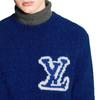 Louis Vuitton 2010s LV-Intarsia Crew-neck Sweater 1A7XOI