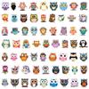 60 New Owl Owl Cartoon Graffiti Stickers Laptop Suitcase DIY Personalized Stickers