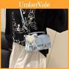 Street Style Small Pu Shoulder Bag With Stitching For Daily Casual Wear