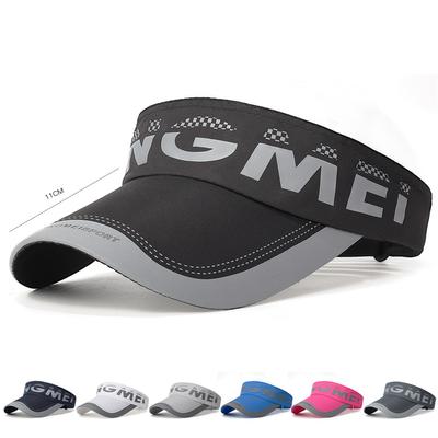 Chapeau Haut de Forme Vide à Séchage Rapide pour l'Été Chapeau de Soleil Casquette de Sport d'Extérieur pour la Course à Pied