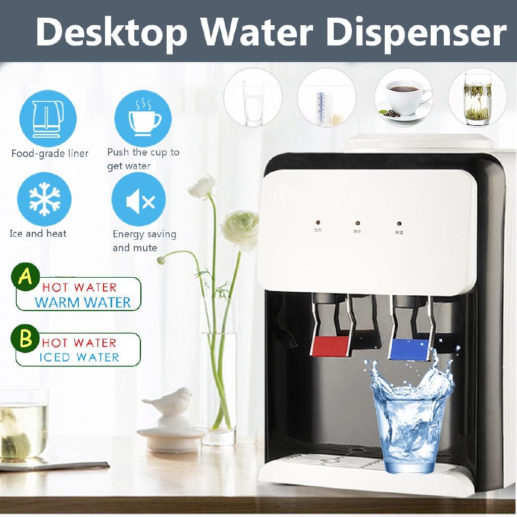Electric Water Dispenser Desktop Drinking Fountain Cold And Hot Warm Water Cooler Heater Office Home Hostel Coffee Tea Bar 220V