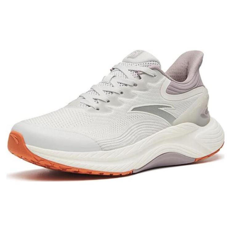 New Anta Gen 3.0 Lite Anti Slip And Wear Resistant Rebound Low Top Running Shoes Women's Sand Grain Gray 122315586-4