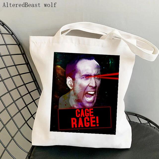 Women Shopper Bag Nurse Cat Lover Printed Kawaii Bag Harajuku Shopping Canvas Shopper Bag Girl Handbag Tote Shoulder Lady Bag