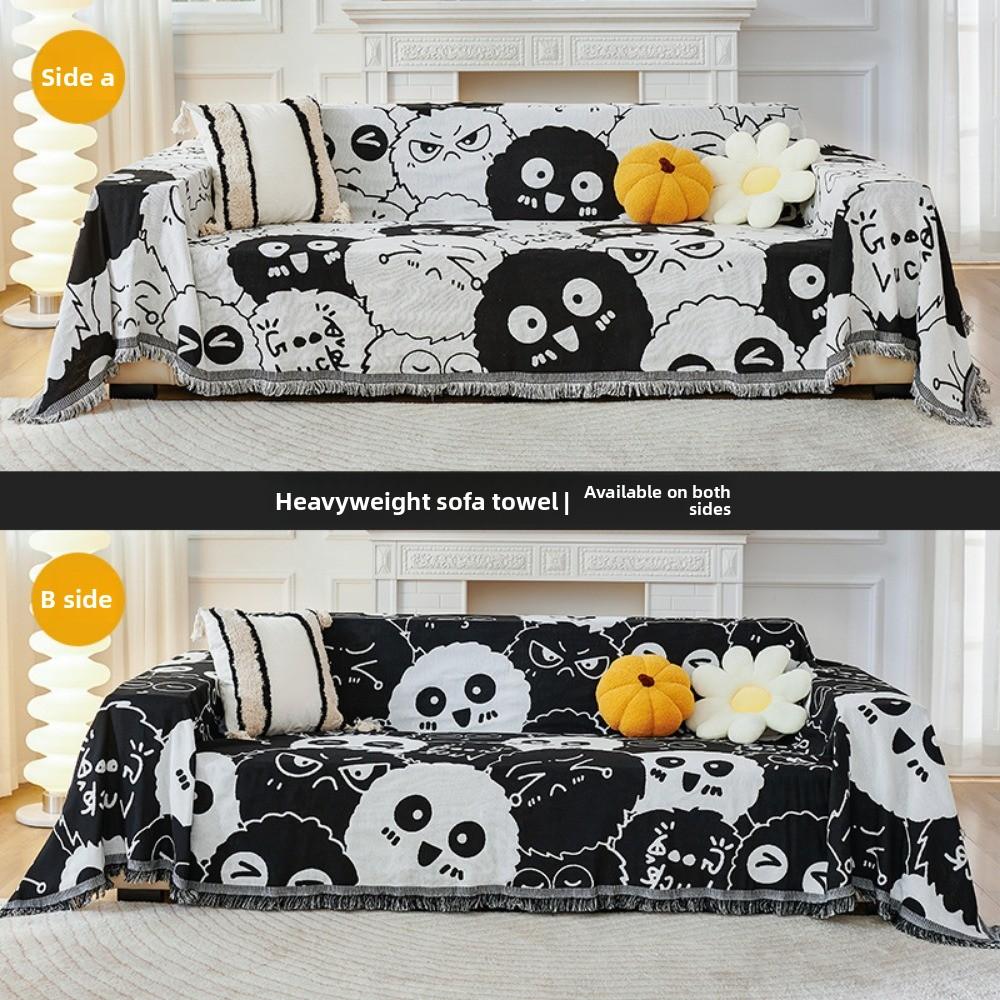 

Luxury Sofa Cushion European Elegant Non Slip Sofa Cover All Season Durable Stylish Sofa Mat 90*90cm