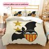 Valencia CF Pattern Bedding Quilt Set  Home Decoration  Gift (1 * Duvet Cover + 2 * Pillowcase  Without Core)