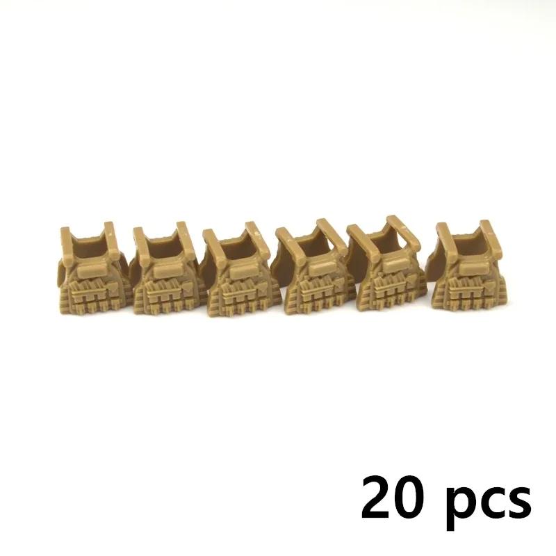

Non-Toxic Moc Parts Military Accessories Bricks Swat Weapon Ww2 Army Soldier Figures Ghillie Suits Parachute Building Block Pubg