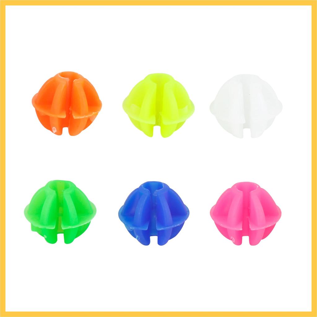 BULLSPANN Bicycle Wheel Spoke Bead Decoration Round Plastic Bead Clip