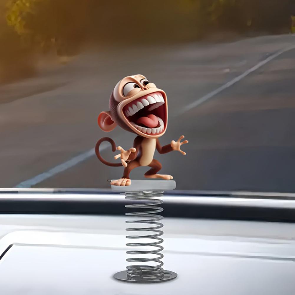Funny Car 2D Acrylic Monkey Pendant Personalized Decor Dashboard Decor Pendant Car Bobblehead I I6R8