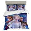 Cartoon Animation Kit 3D Digital Printing Quilt Cover Princess Bedding Three-Piece Set
