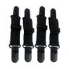 Cinghie Elastiche Flessibili Multiuso con Clip di Fissaggio Fascia Per Prevenire Ciabatte Sgualcite Durante Attività Indoor Outdoor 4pz