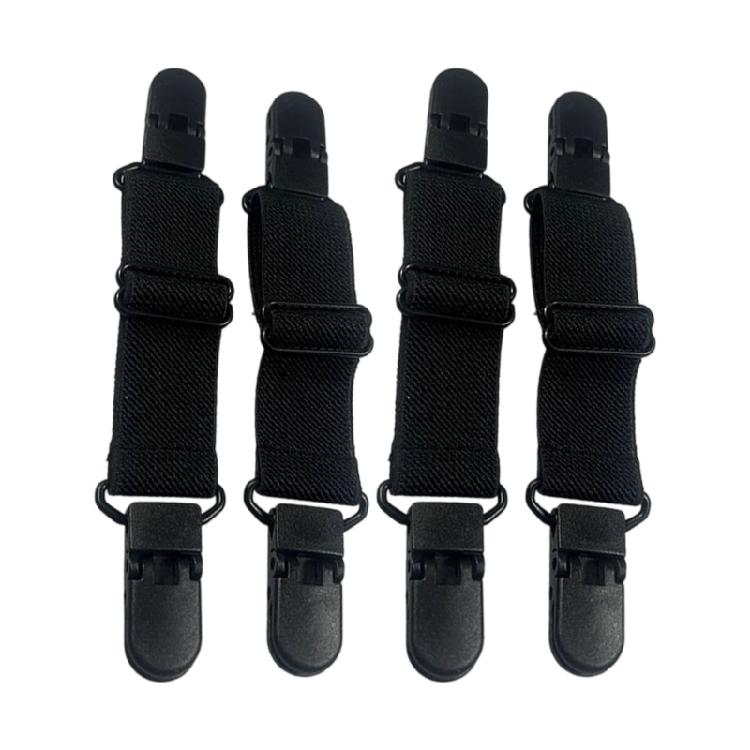 

Универсальные гибкие эластичные ремешки с застежками-клипсами, лента для предотвращения спадания тапочек во время занятий в помещении и на улице, 4 шт.