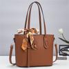 Borsa Tote Piccola Capacità Borsa a Mano in PU Con Tasche con Zip Per Uso Quotidiano Donna